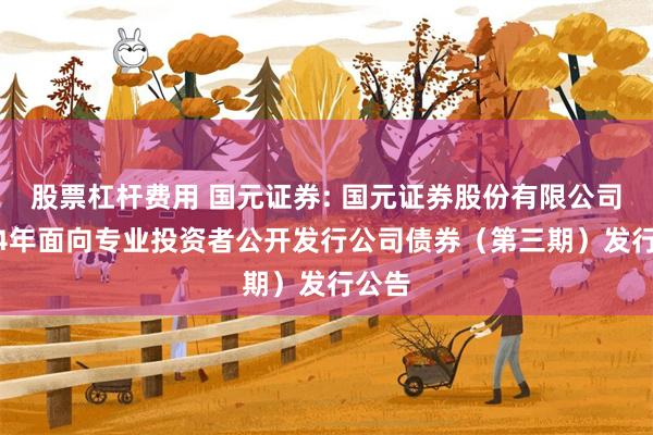 股票杠杆费用 国元证券: 国元证券股份有限公司2024年面向专业投资者公开发行公司债券(第三期)发行公告