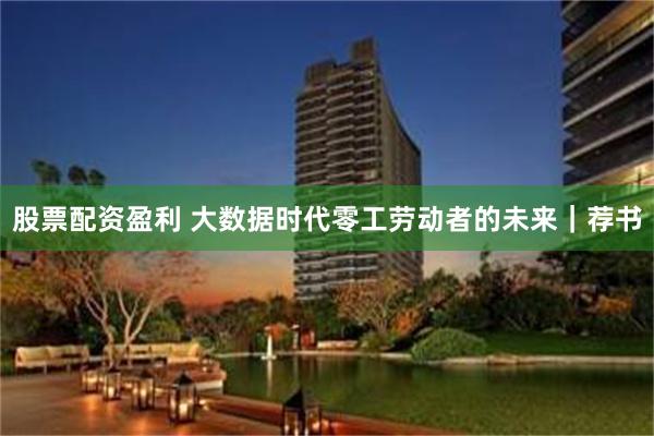 股票配资盈利 大数据时代零工劳动者的未来｜荐书