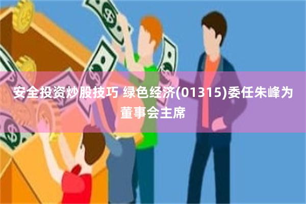 安全投资炒股技巧 绿色经济(01315)委任朱峰为董事会主席