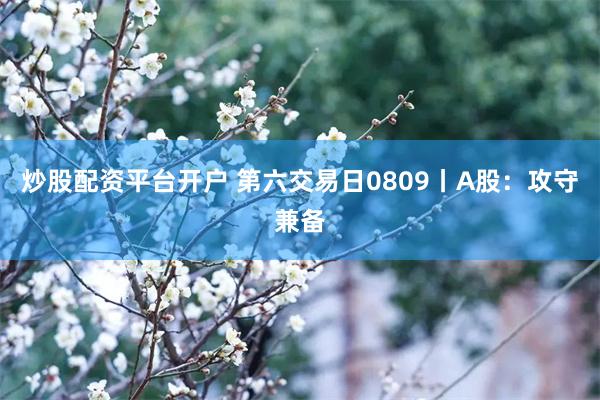 炒股配资平台开户 第六交易日0809丨A股：攻守兼备